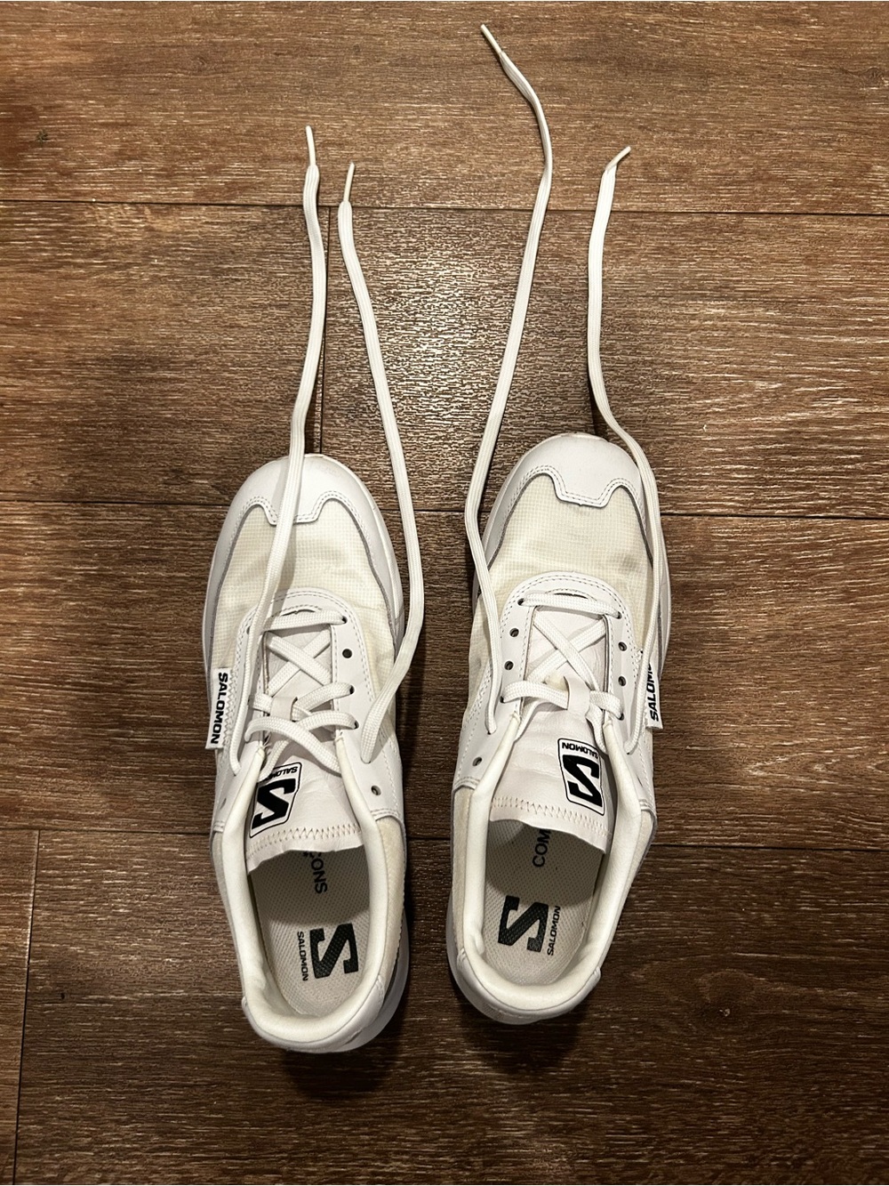 Comme des Garรงons x Salomon SR90 Panelled Low-Top Sneakers